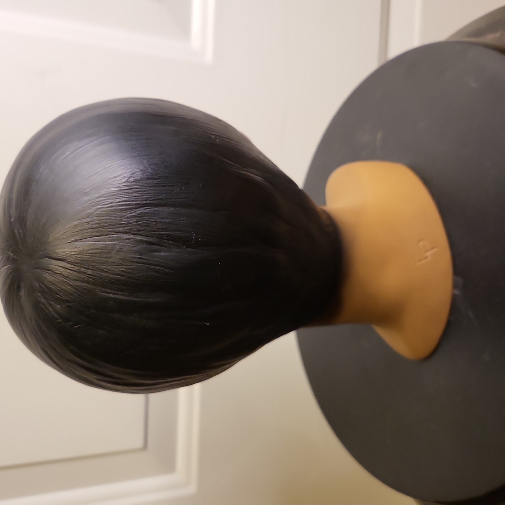 Chalkware Mid-century Modern Boy's Head Bust Made in Denmark 9" - Picture 4 of 12